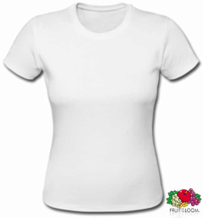 Fruit of the Loom Ladys-Shirt (weiss) 11,66 