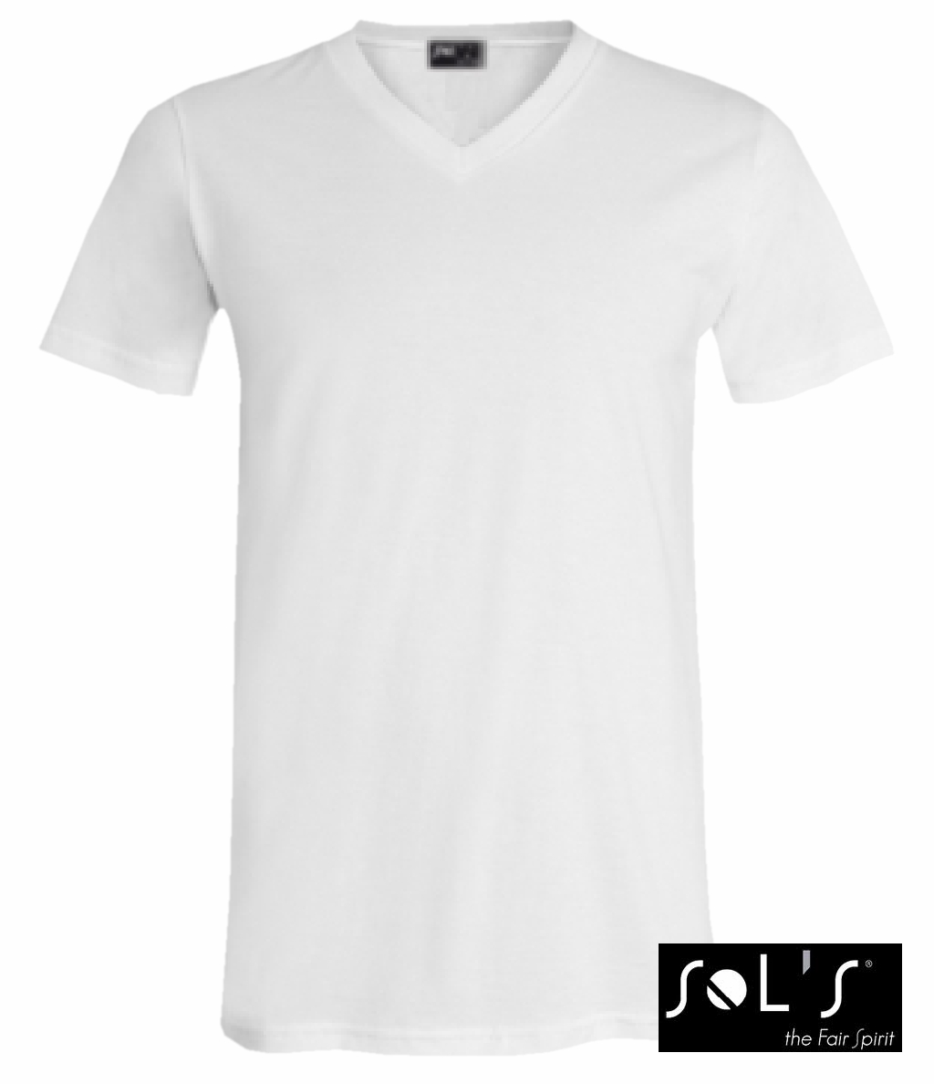 SOLs V-Neck Short Sleeve Tee Shirt Master (white) 12,69 